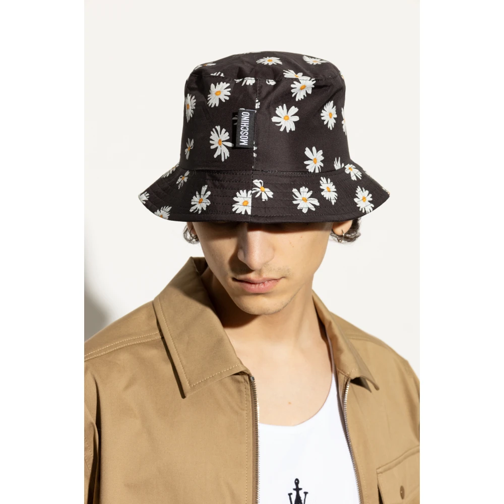Moschino Omkeerbare hoed Black Unisex