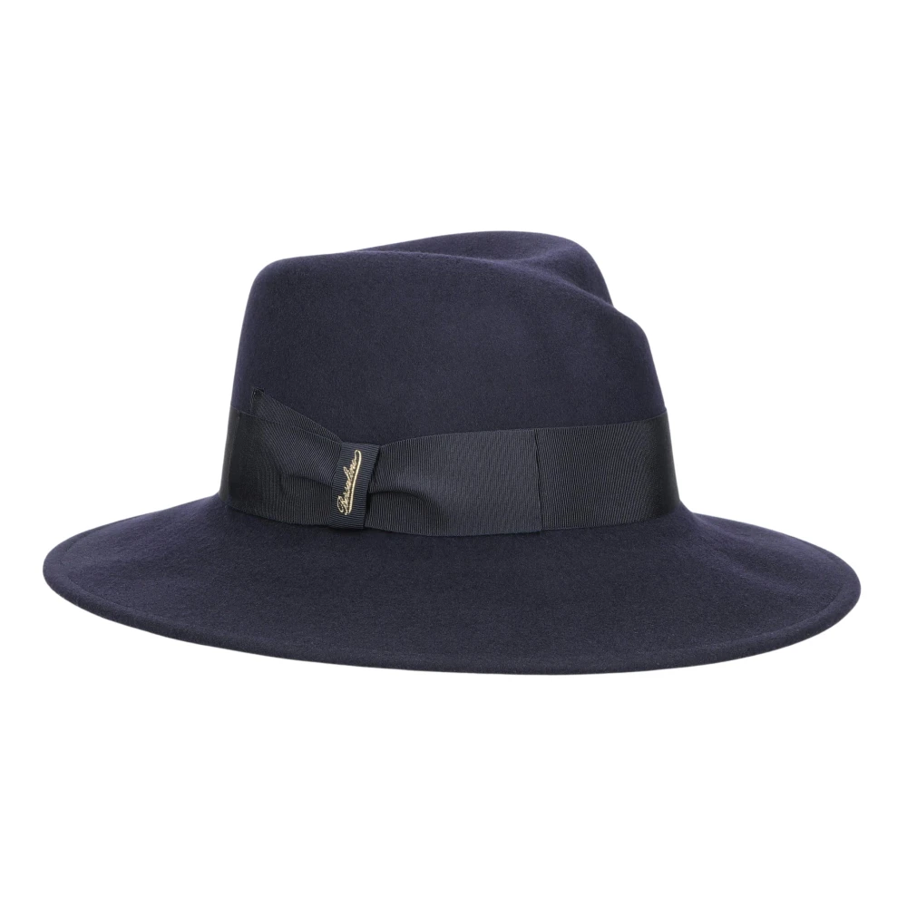 Borsalino Elegante wollen vilthoed Blue Dames