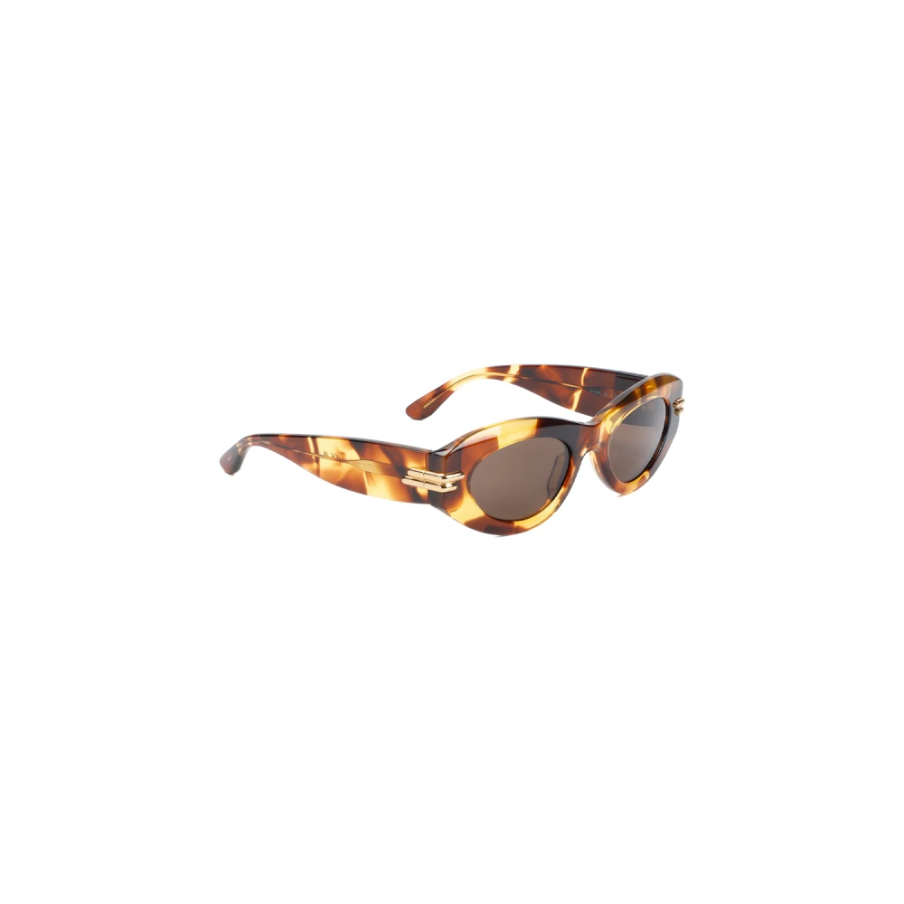 Bottega Veneta Brun Acetat Solglasögon Stilfull Ss25 Multicolor, Dam