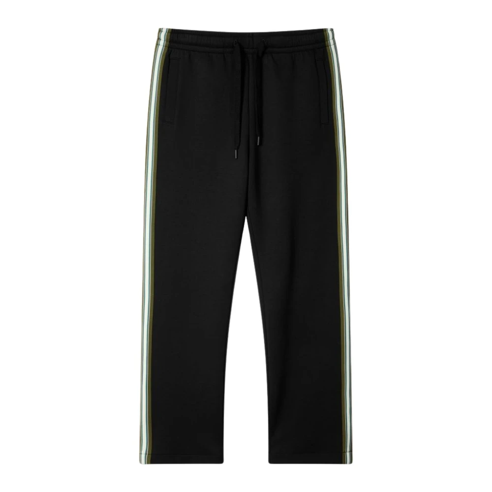 Paul Smith Black Track Trousers With Stripe Trim - Male - Sweatpants - 2XL - Trousers