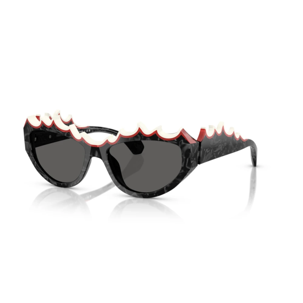 Alain Mikli Black Sunglasses, Female, 54 Mm, Multicolor Square Sunglasses