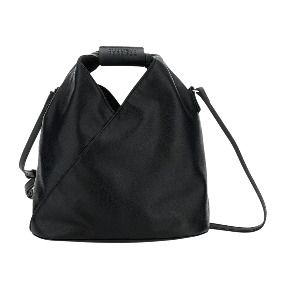 Mm6 Maison Margiela Women's Black Handbags, One Size, Japanese Crossbody Bag