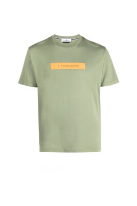 t-shirt-a-manches-courtes-imprime-vert
