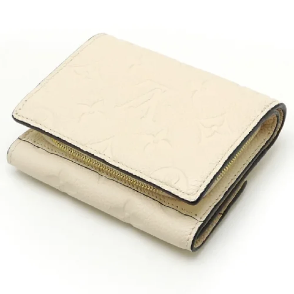 Louis Vuitton Vintage Pre-owned Canvas wallets White Dames