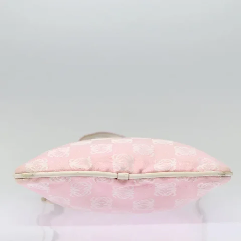 Loewe Pre-owned Canvas shoulder-bags Pink Dames