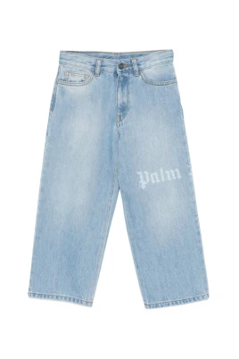 Jeans med logotyp