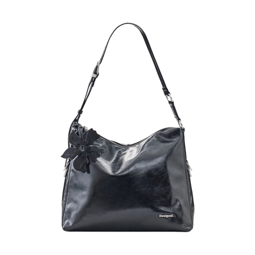 Desigual Donna Nero - Borsa A Spalla Media - Bags - One Size