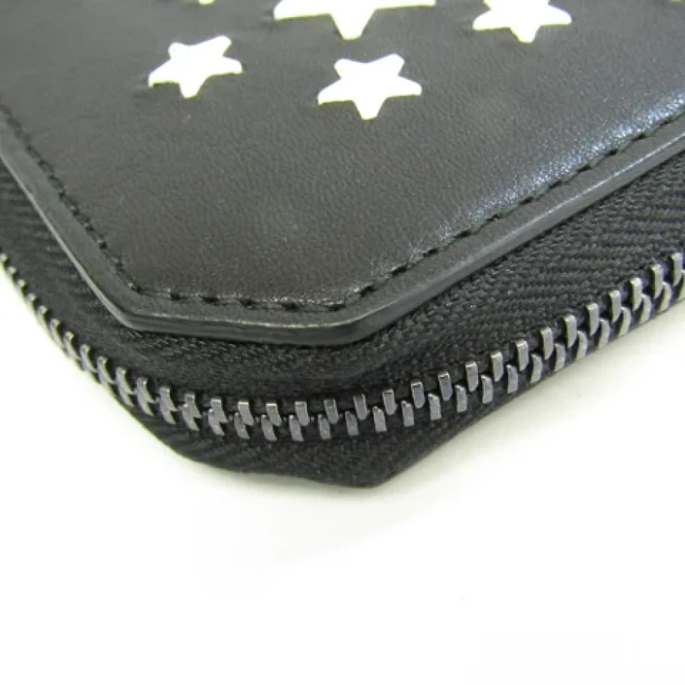 Jimmy Choo Pre-owned Leather wallets Black Dames