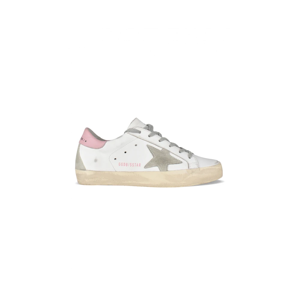 Golden Goose Vita Läder Superstar Sneakers White, Dam