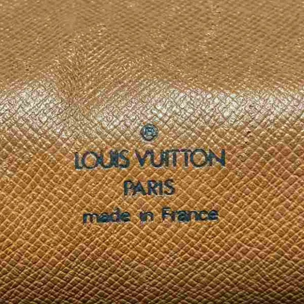 Louis Vuitton Vintage Pre-owned Canvas clutches Brown Dames