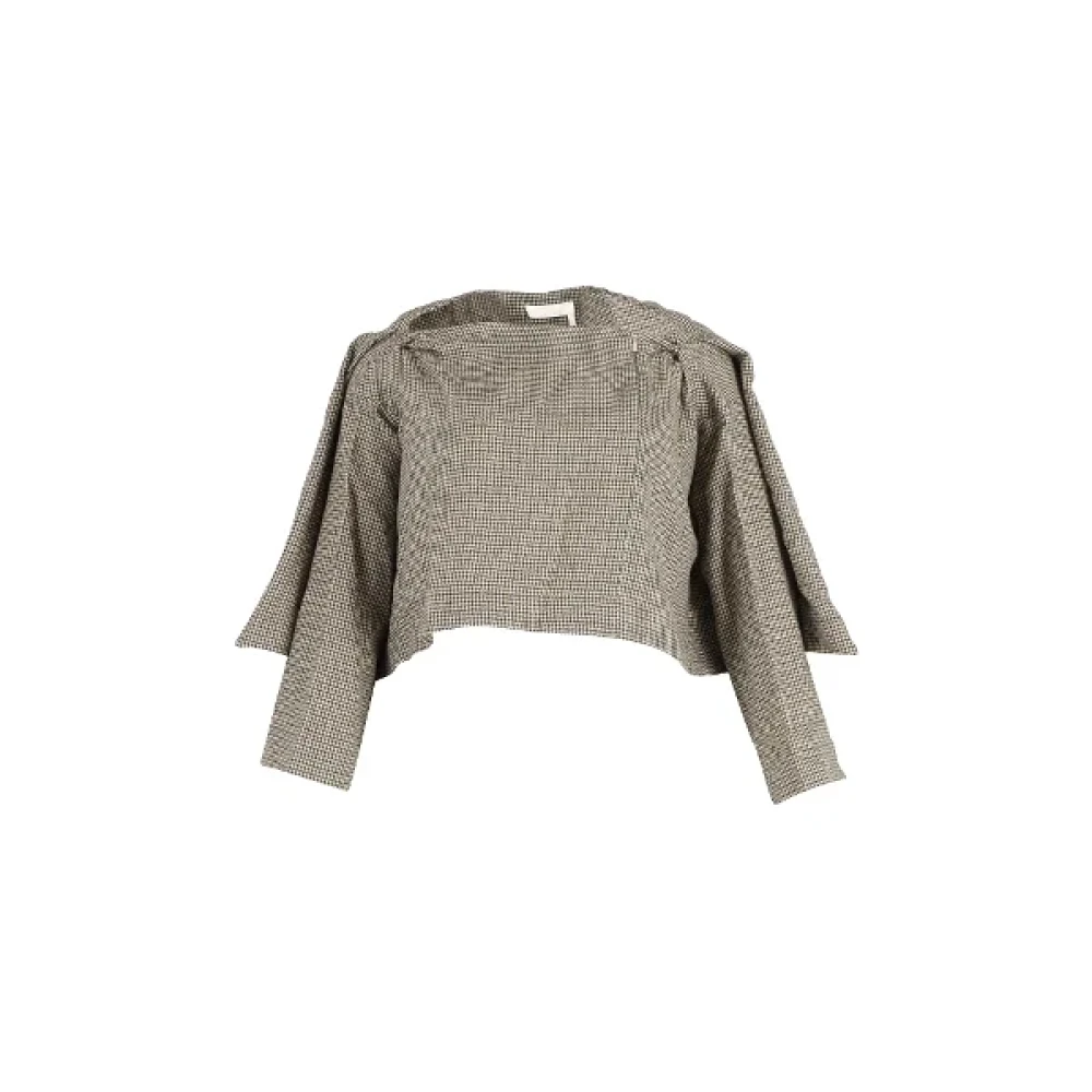 Chloé Pre-owned Wool outerwear Gray Dames