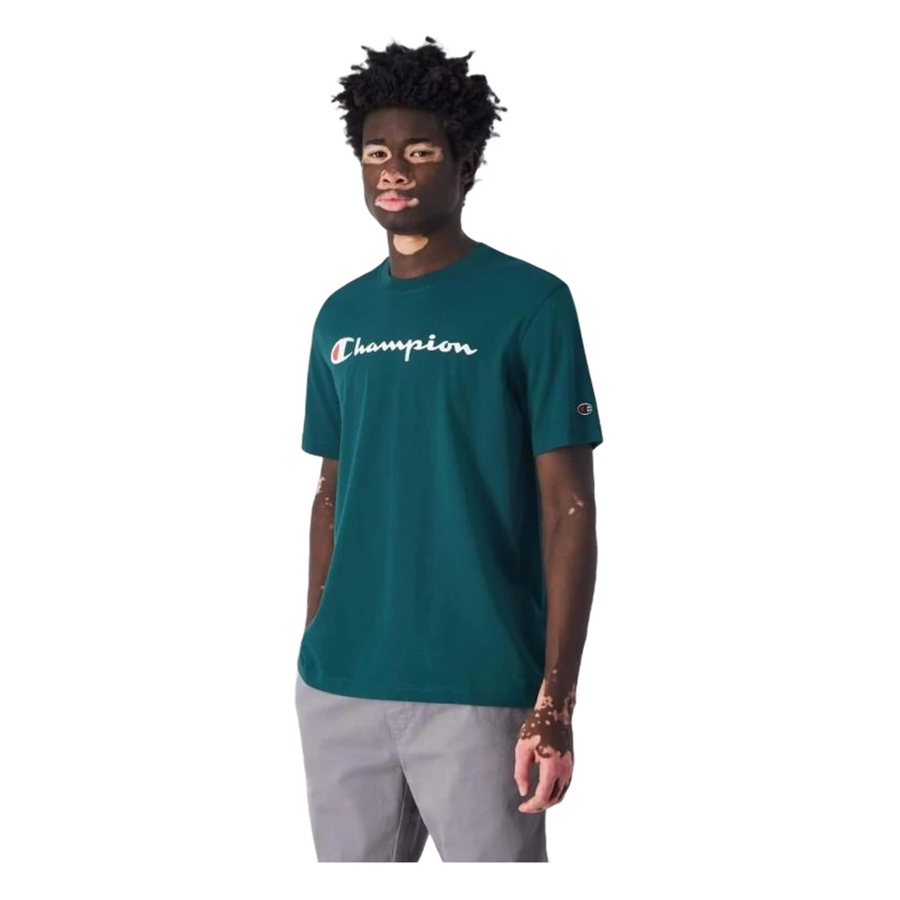 Champion T-shirt Green Heren