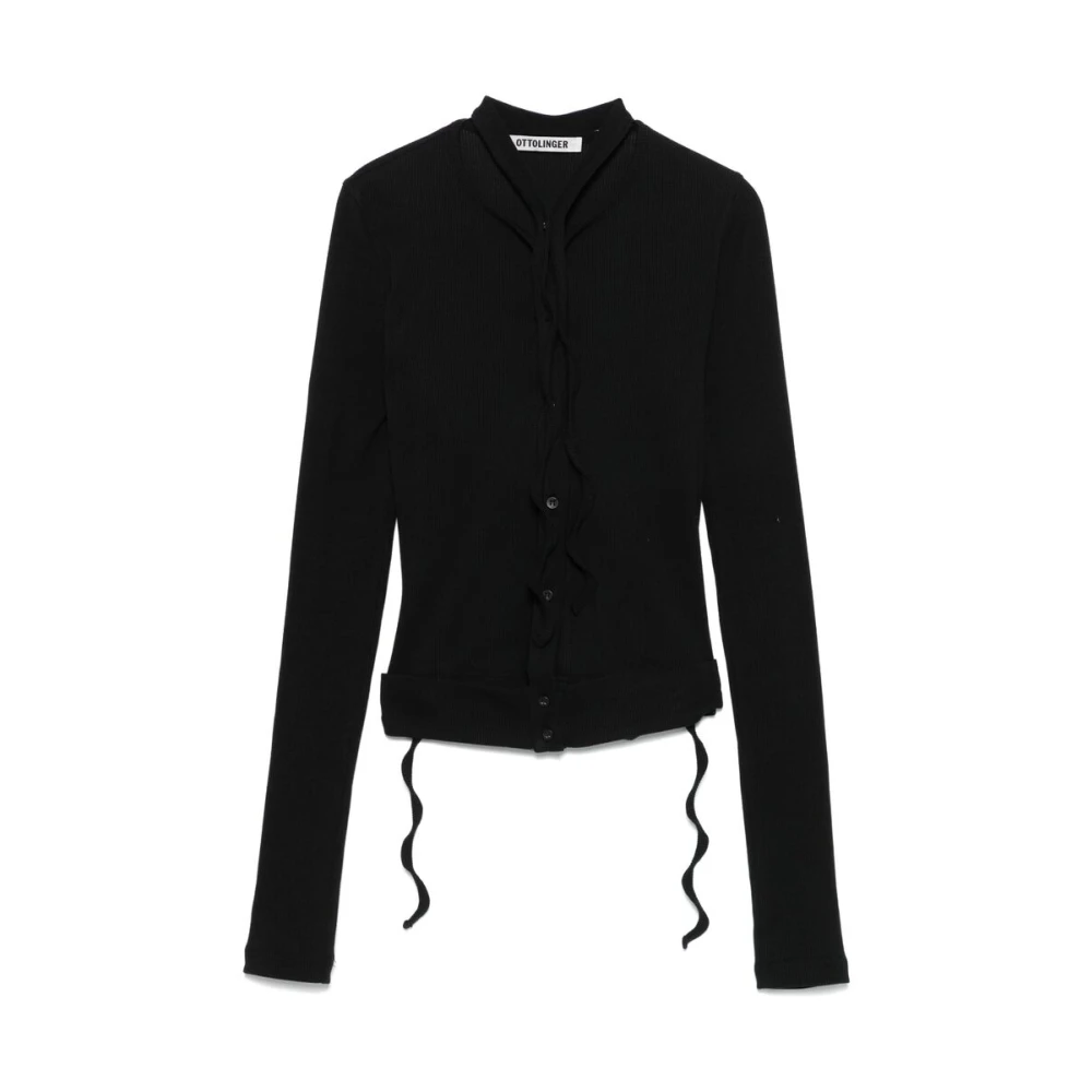Ottolinger Zwarte Knopen Trui Black Dames