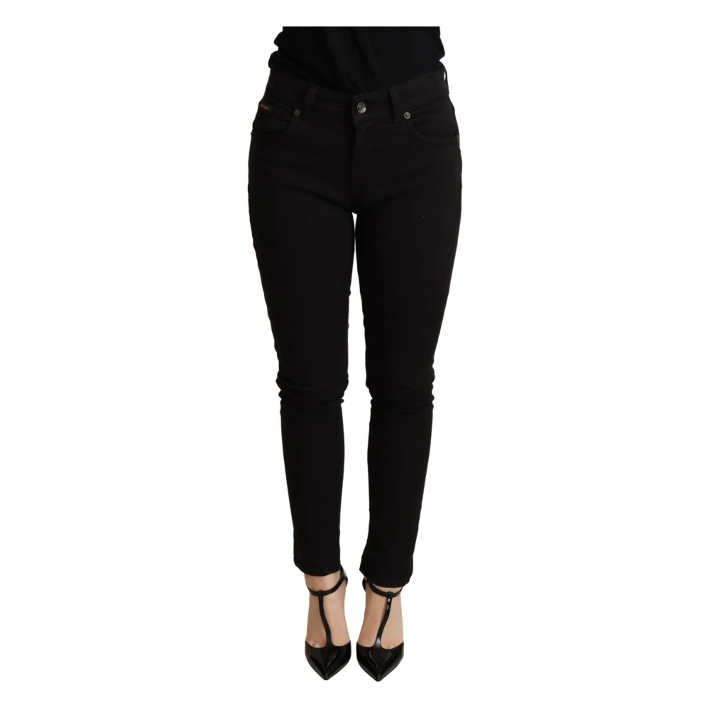 Dolce & Gabbana Women's Black Elegant Skinny Jeans