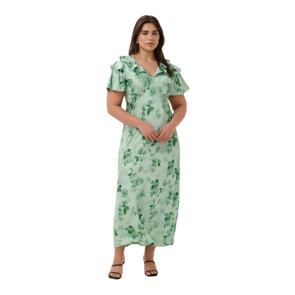 VAN GRAAF Kaffe Curve Damen Grün Kleid Kcjamie Größe 52 - Bild 3