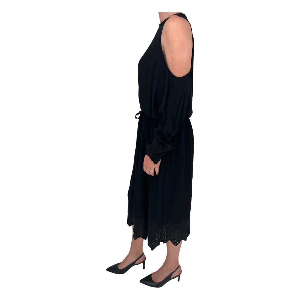 IRO Zwarte Kant Gelegenheidsjurk Black Dames