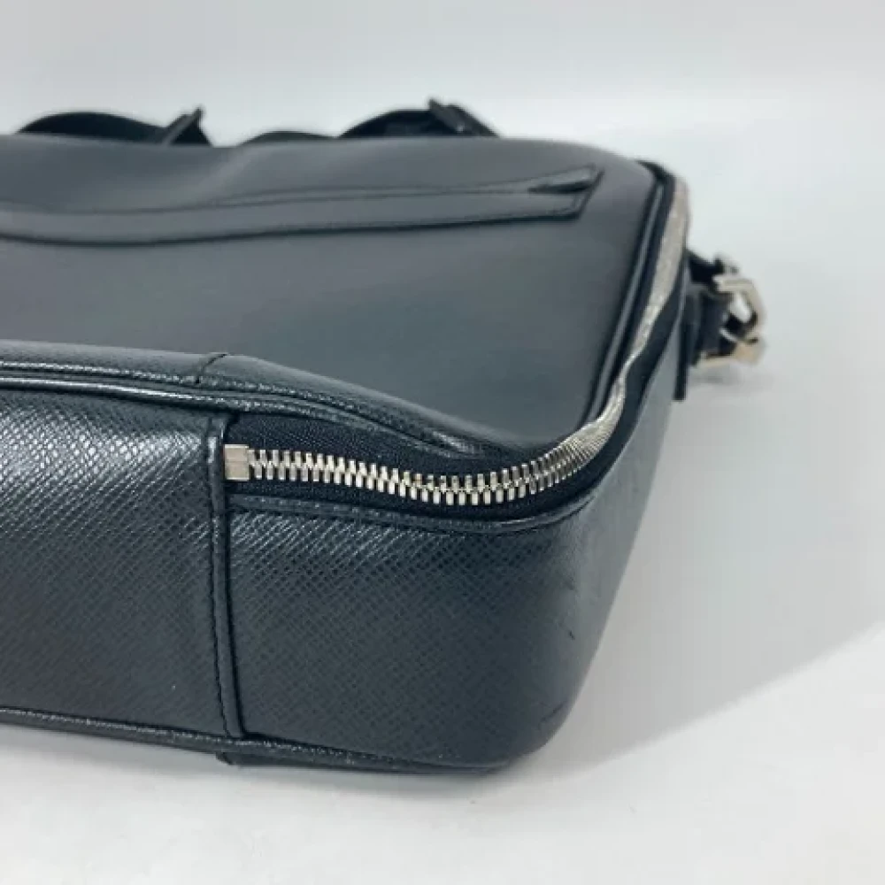 Louis Vuitton Vintage Pre-owned Leather handbags Black Heren
