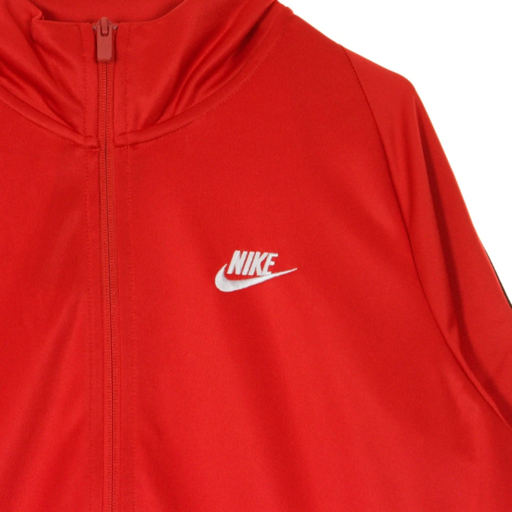 Nike Tribute University Heren Track Jacket Rood Wit Red Heren