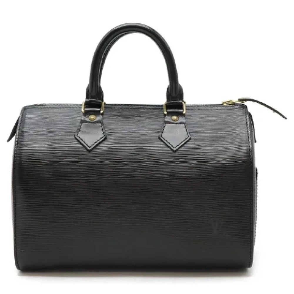 Louis Vuitton Vintage Pre-owned Leather handbags Black Dames