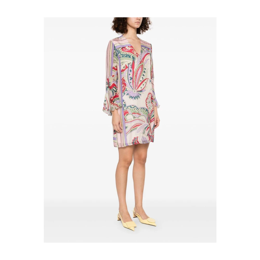 Liu Jo Multicolor Patroon Korte Jurk Multicolor Dames