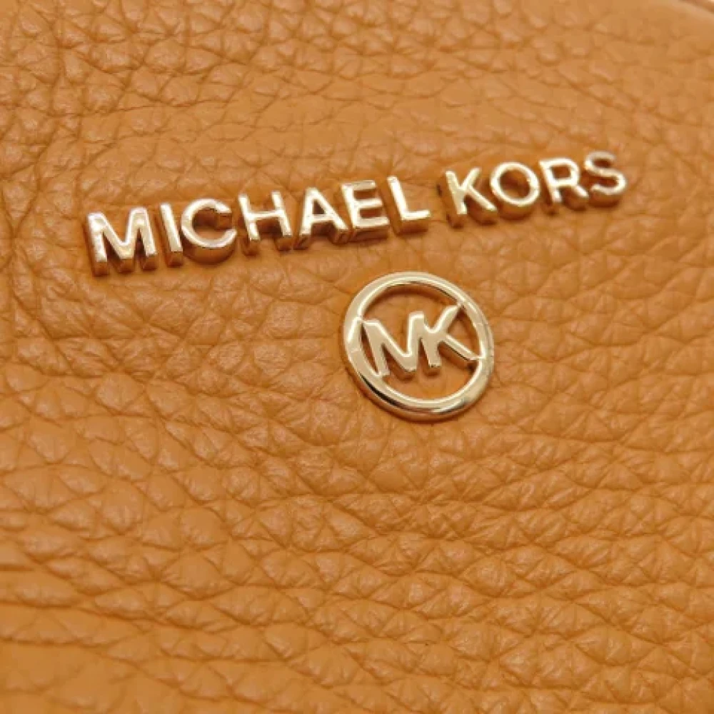 Michael Kors Pre-owned Fabric backpacks Yellow Dames