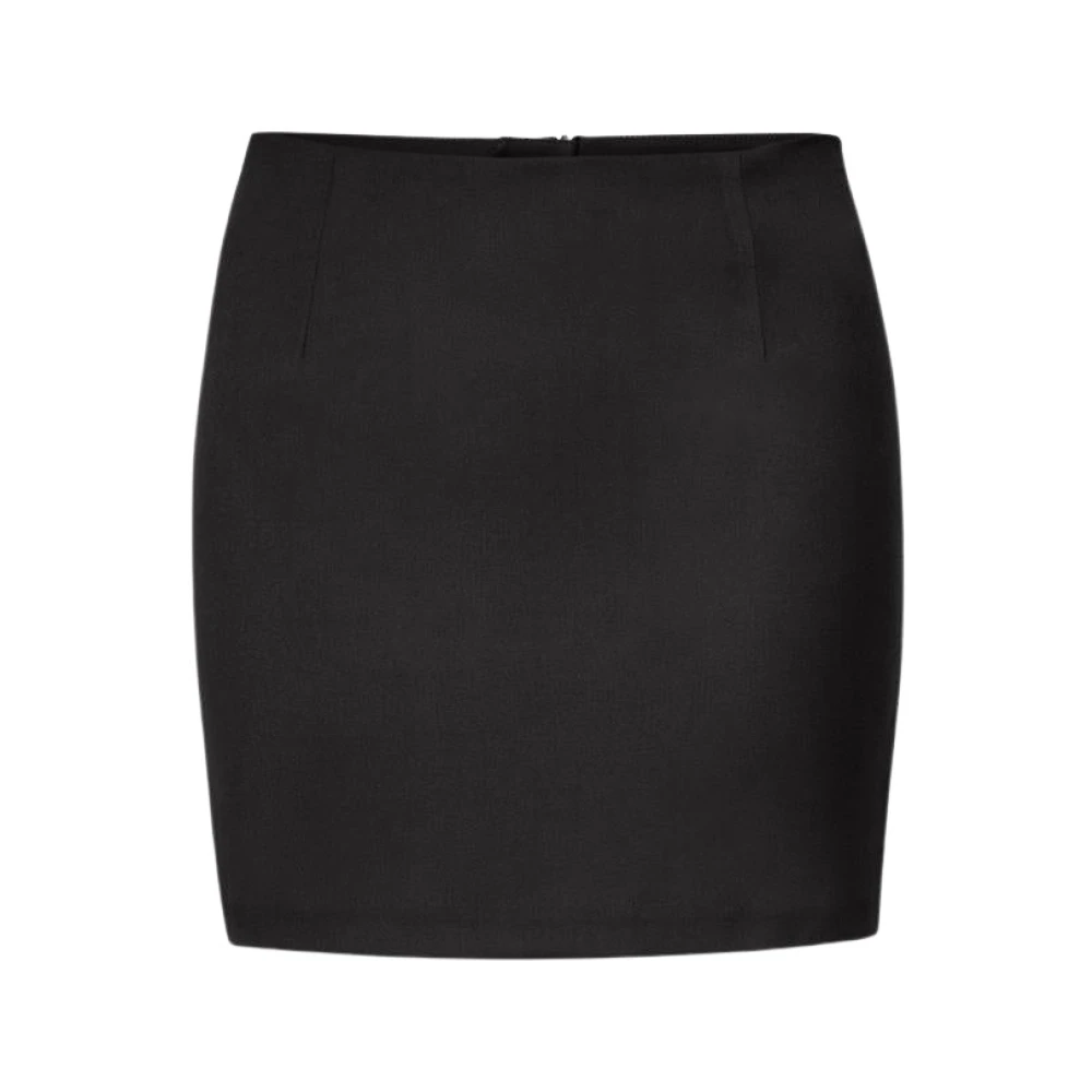 Gestuz Women's Black Short Skirt - Short Skirts - 2XL - Skirts