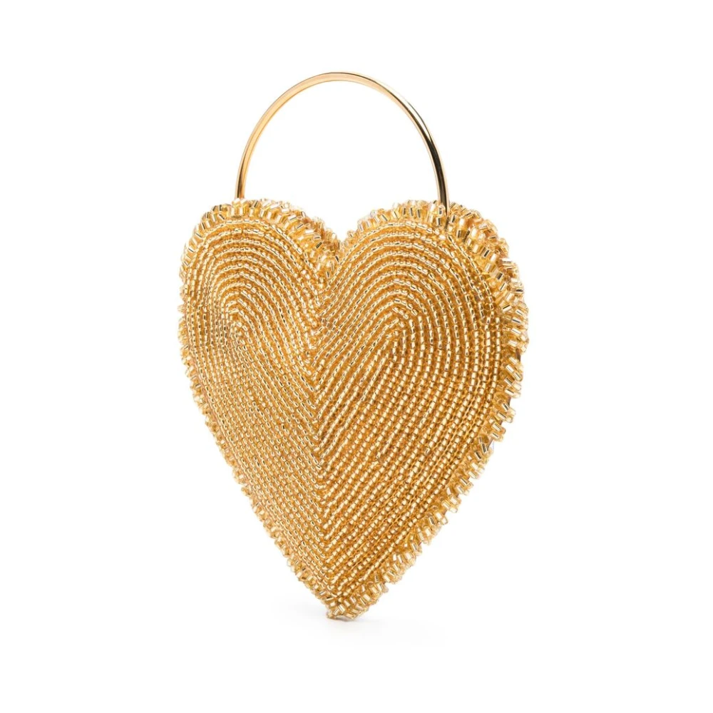 Vanina Goudkleurige Top Handtas Yellow Dames