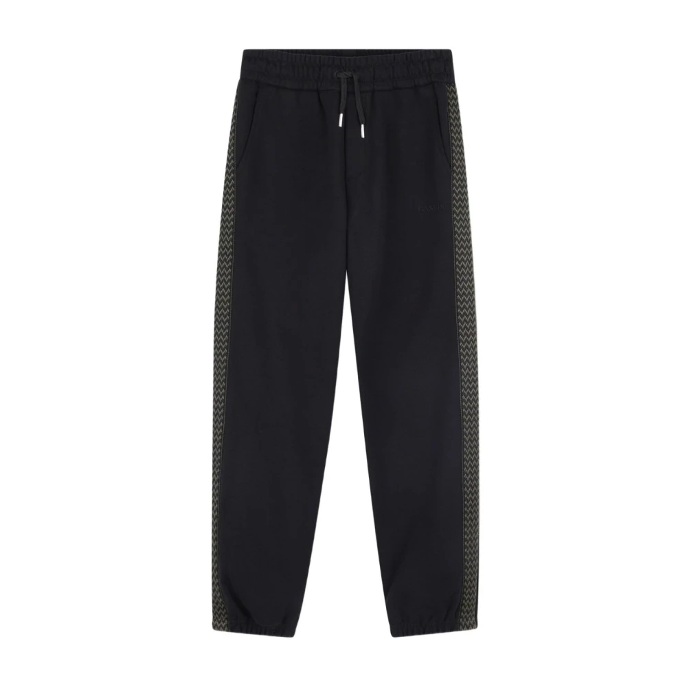 Lanvin Boys Black Sweatpants, 4 Y, Trousers