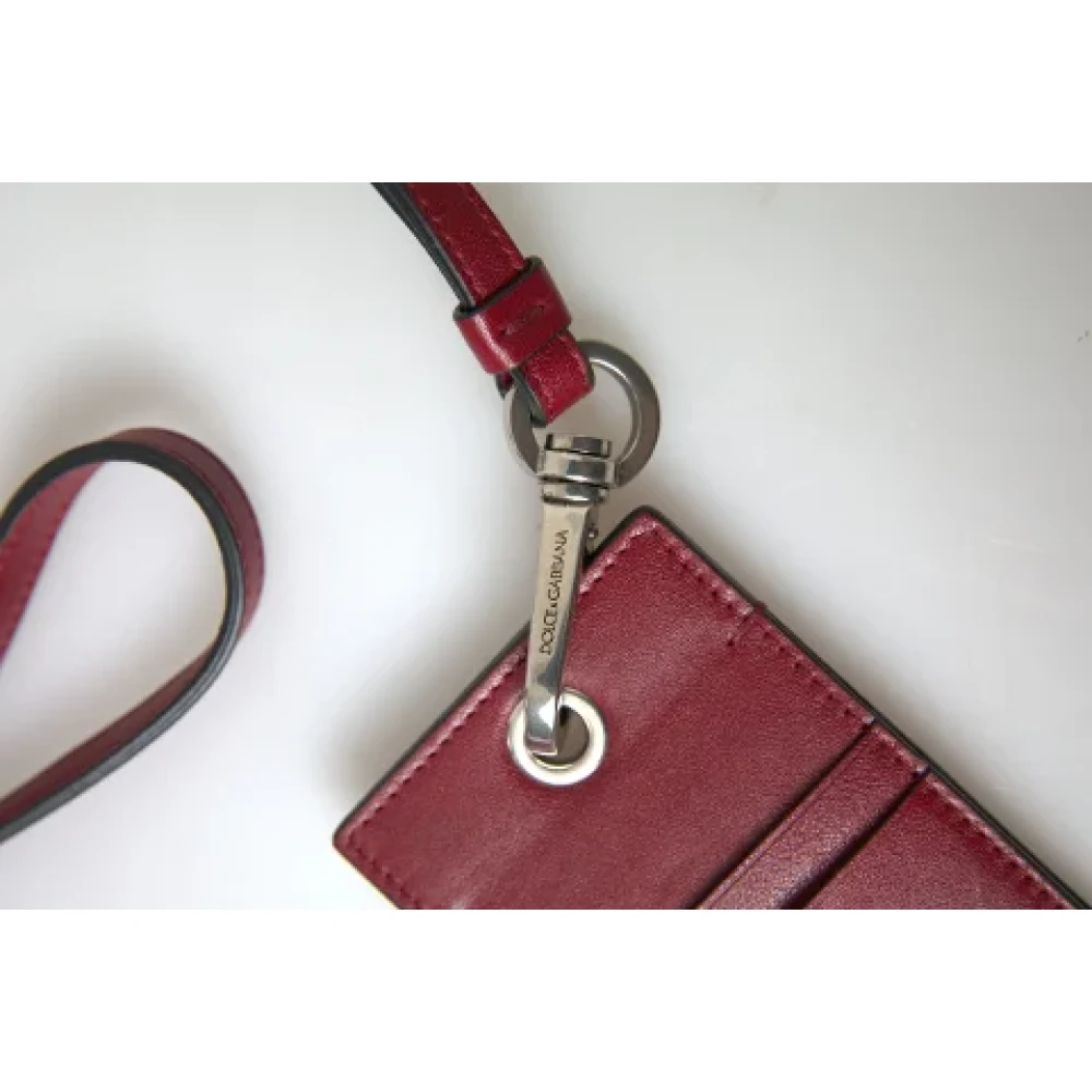 Dolce & Gabbana Pre-owned Canvas wallets Red Dames