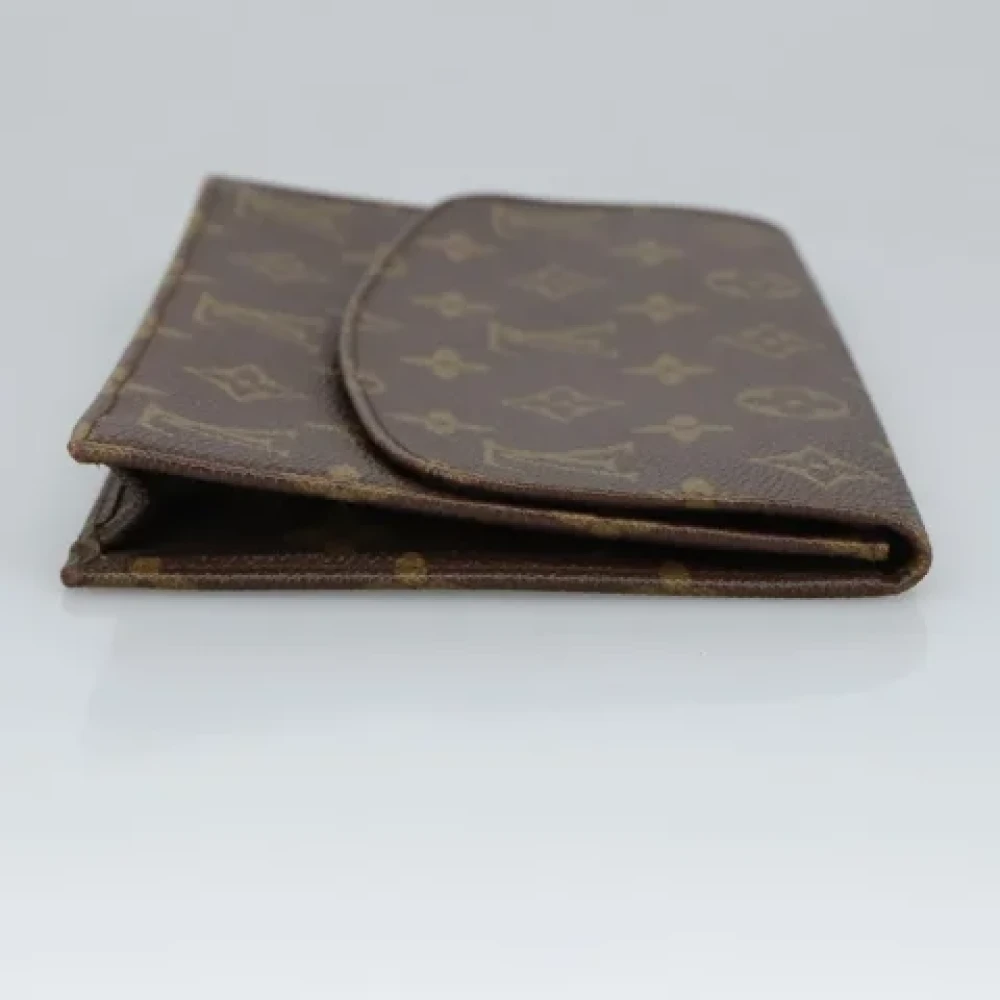 Louis Vuitton Vintage Pre-owned Canvas clutches Brown Dames