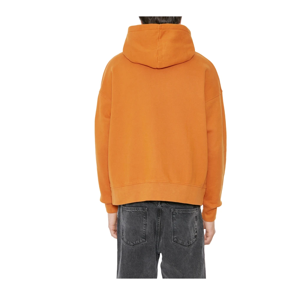 Amish Katoenen Hoodie Yellow Heren