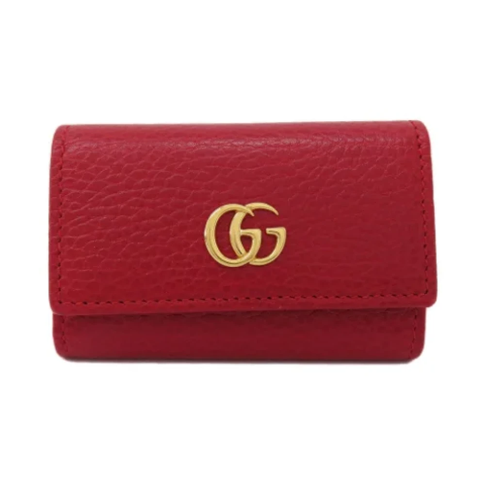 Gucci Vintage Pre-owned Leather key-holders Red Dames