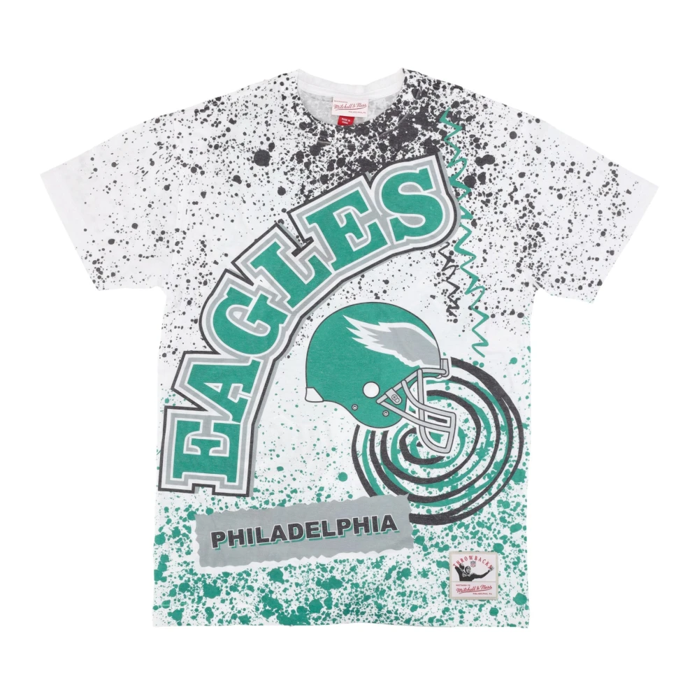 Mitchell & Ness Philadelphia Eagles NFL Team Tee Shirt Multicolor Heren