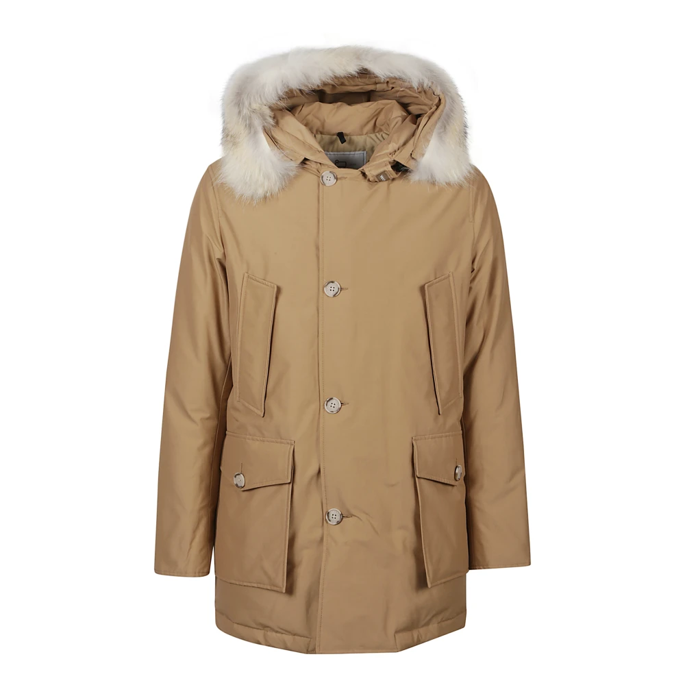 Woolrich - Coats > Parkas - Beige - Woolrich - Modalova