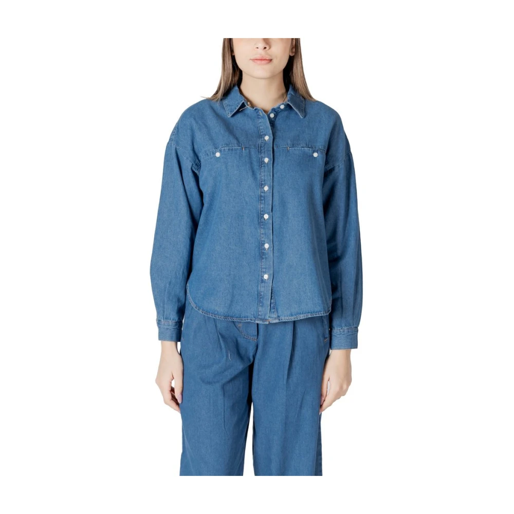 Ichi Women's Blue Iharcher Sh - Shirts - Xs - Blouses & Shirts