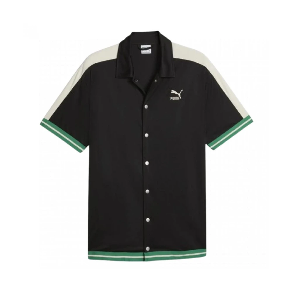 Puma Gerecycled polyester T7 schiet T-shirt Black Heren