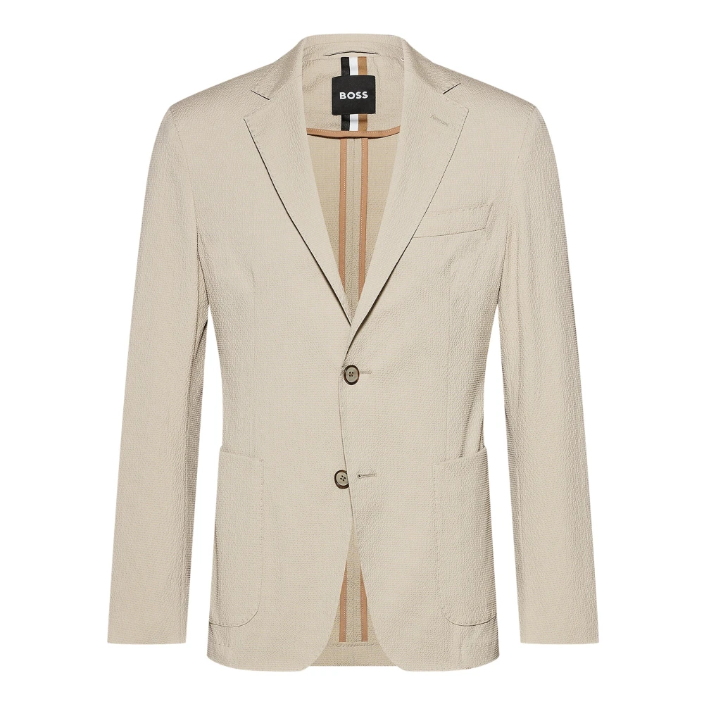 Hugo - Jackets > Blazers - Beige - Hugo - Modalova