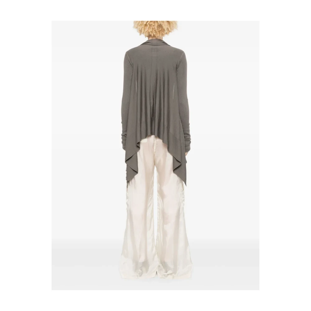 Rick Owens Grijze Wollen Trui met Knopen Gray Dames