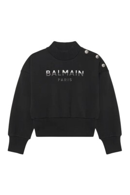 pull-enfant-a-logo-paillete-noir
