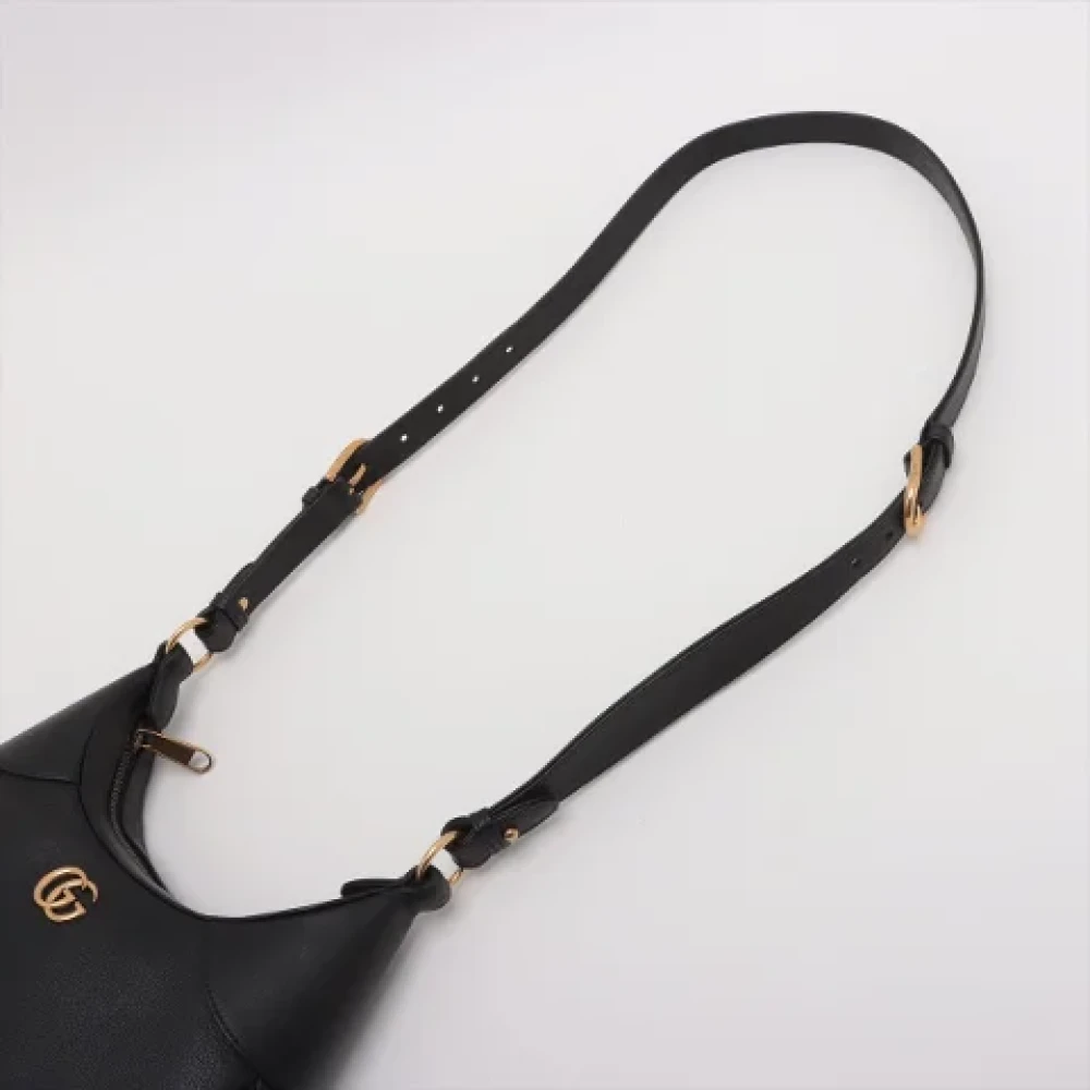 Gucci Vintage Pre-owned Leather handbags Black Dames
