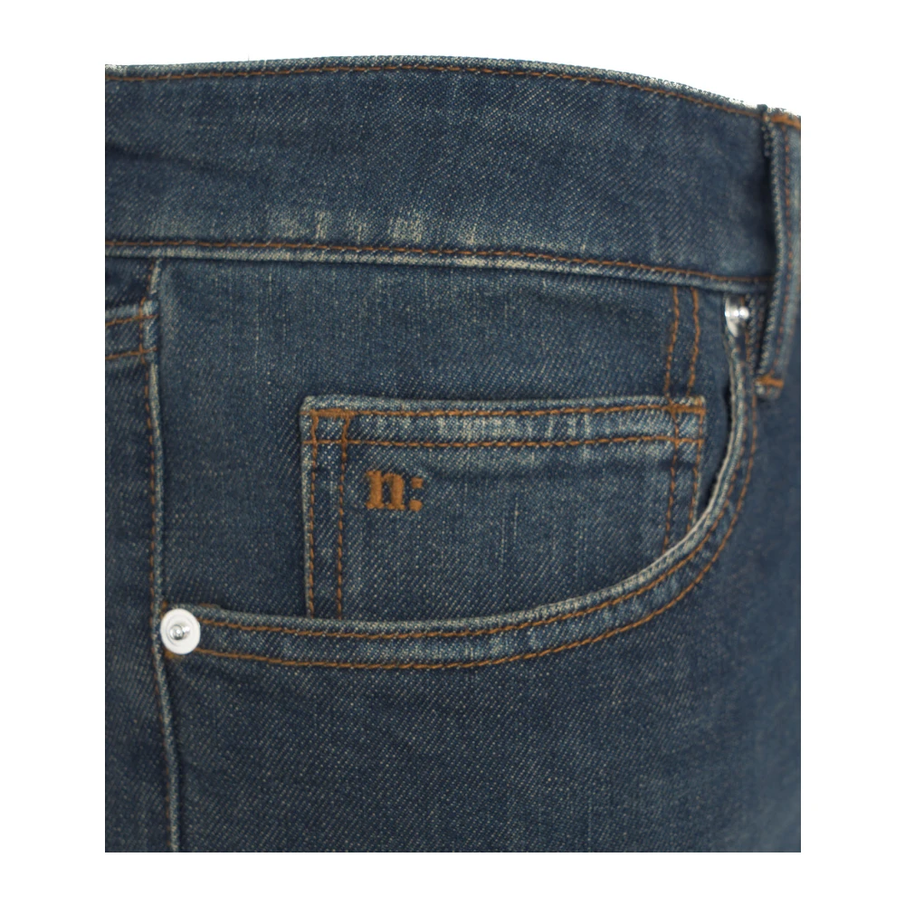 Nine In The Morning Blauwe Slim Jeans Aw24 Stijlvol Blue Heren