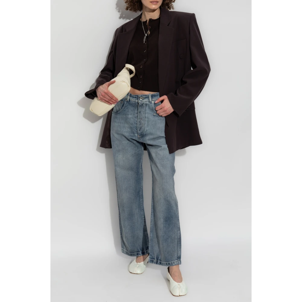 Maison Margiela Jeans met vintage effect Blue Dames