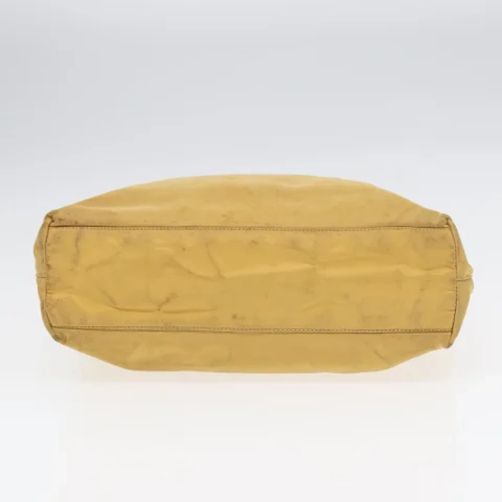 Prada Vintage Pre-owned Nylon prada-bags Yellow Dames