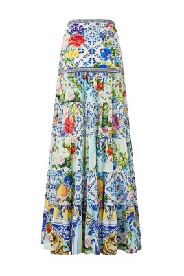 silk-tiered-skirt-wall-wonders