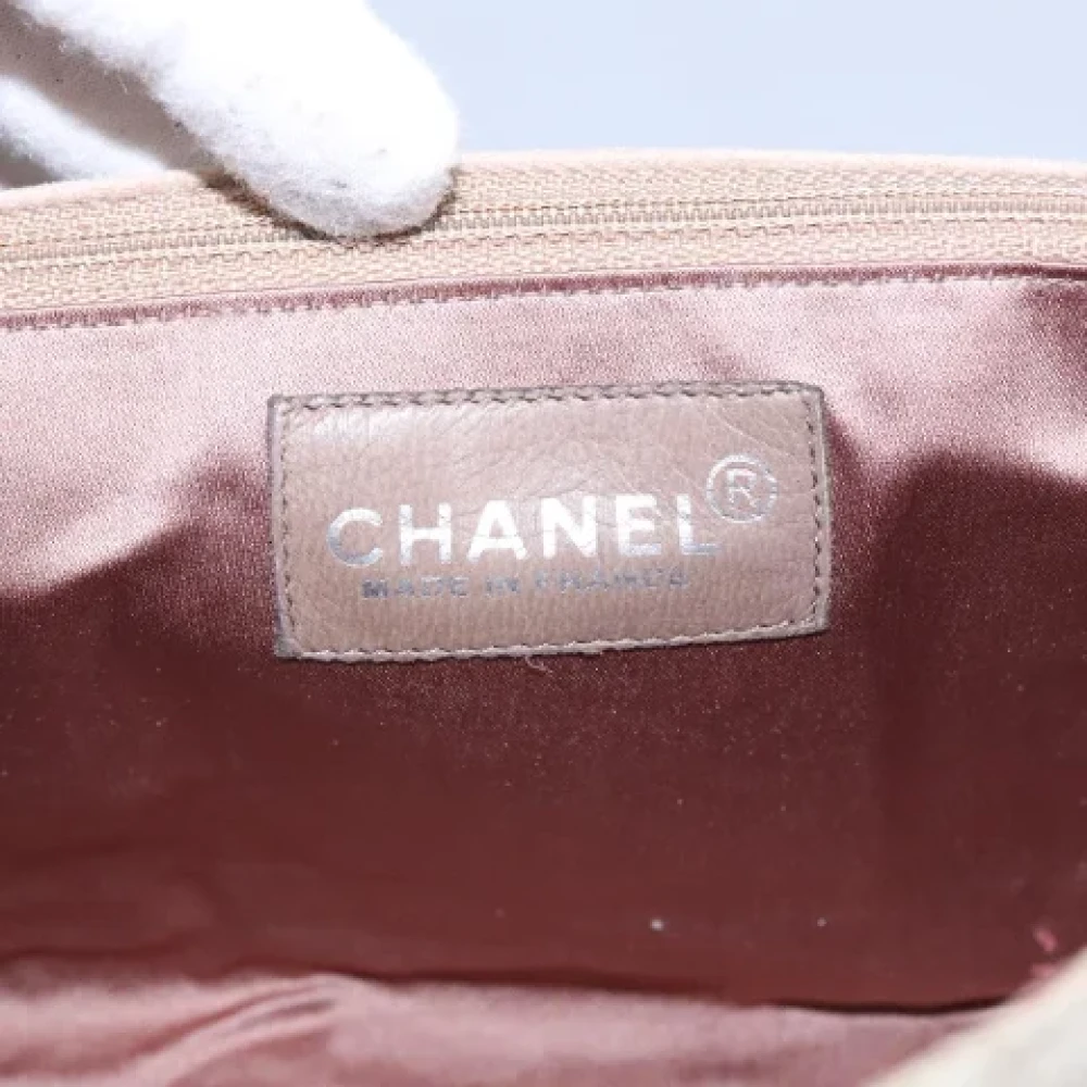 Chanel Vintage Pre-owned Suede shoulder-bags Beige Dames