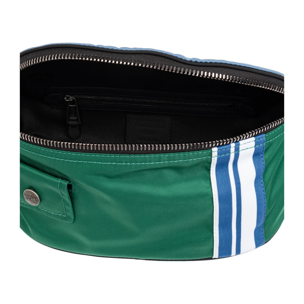 Moschino Schoudertas Green Heren