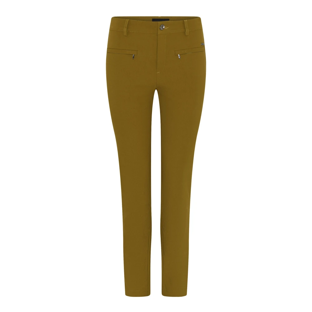 C.ro Women's Brown Slim-Fit Trousers - Slim-Fit Trousers - Xs - Trousers