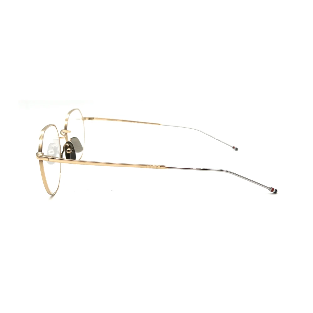 Thom Browne Stijlvolle Zwarte Leren Portemonnee Yellow Unisex