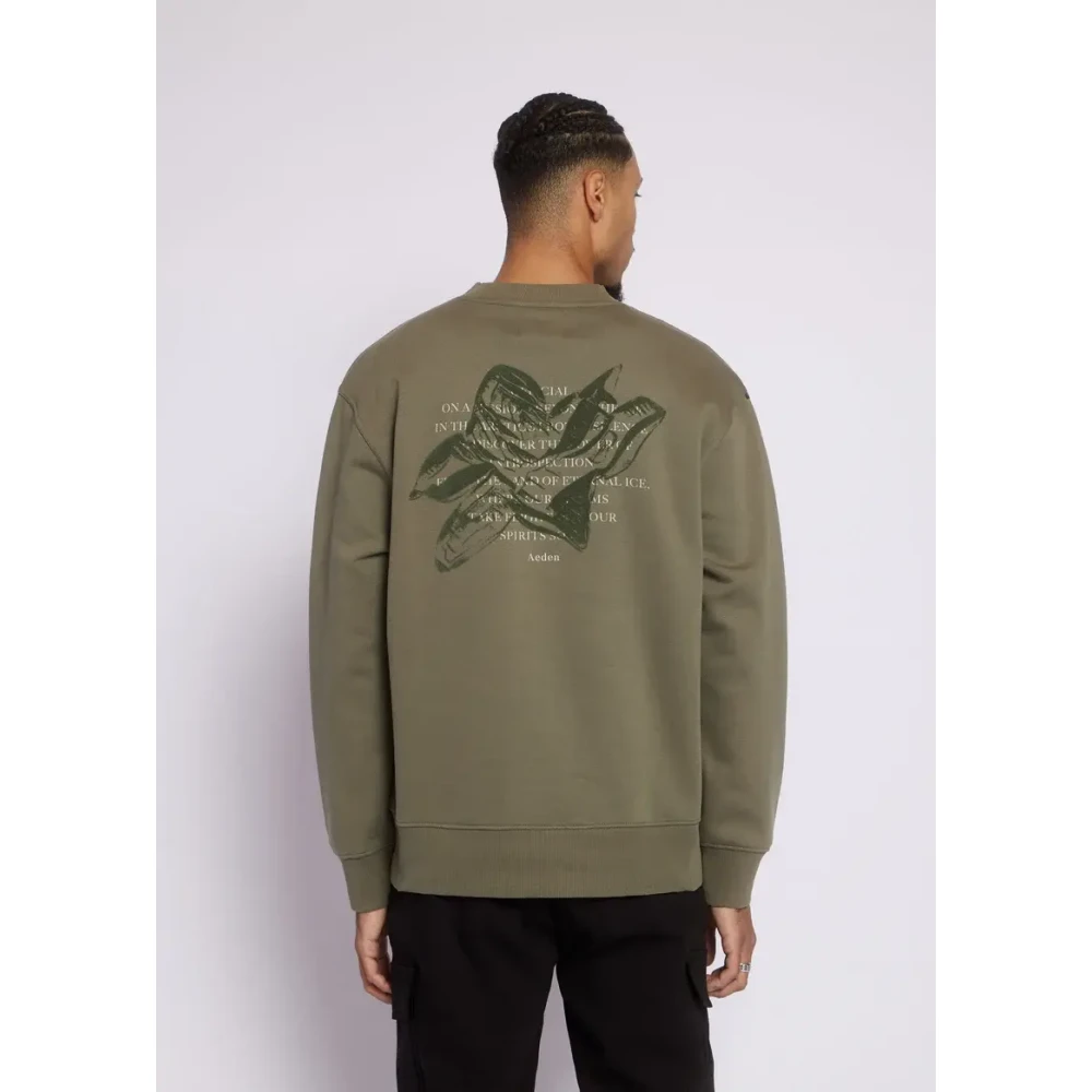 Aeden Groene Beetle Sweater Green Heren