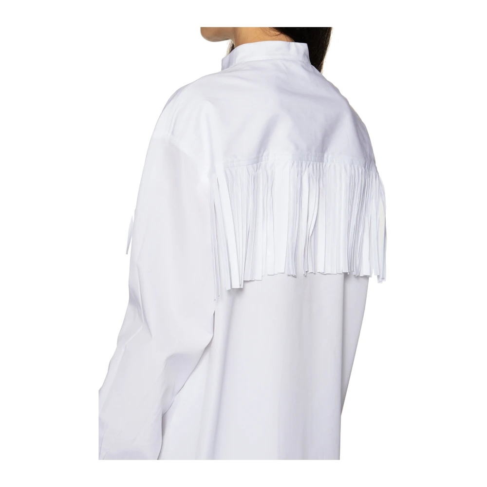 Palm Angels Katoenen shirt White Dames